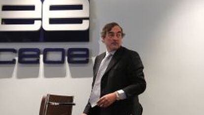 Juan Rosell, presidente de la CEOE.