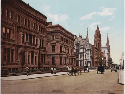 La Quinta Avenida de Nueva York en 1897.