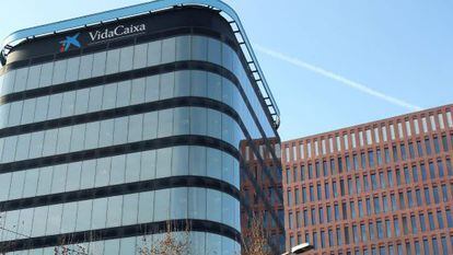 Vista de la sede en Barcelona de VidaCaixa.