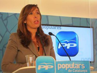 Alicia Sánchez Camacho, líder del PP en Cataluña.