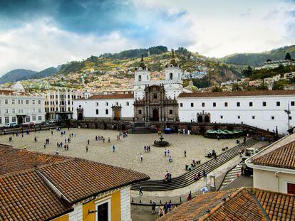 El centro histórico de Quito, en Ecuador, está repleto de restos de su pasado colonial.
