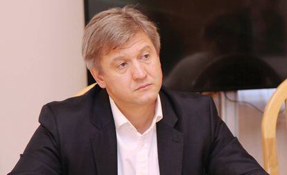 Olexandr Danyliuk, secretario del Consejo de Seguridad Nacional y Defensa de Ucrania.