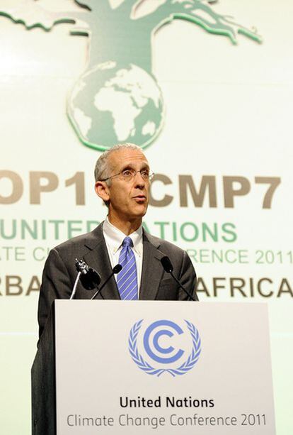 Todd Stern, enviado de Barack Obama, en su intervención en la cumbre del clima de Durban.