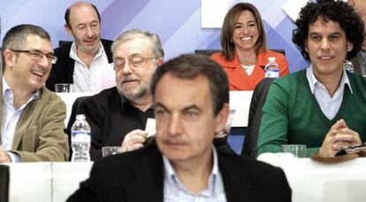 José Luis Rodríguez Zapatero preside la reunión de la Ejecutiva Federal