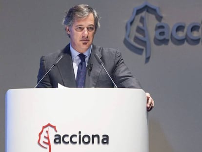 El presidente de Acciona, José Manuel Entrecanales, en una foto de archivo.