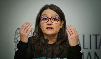 La vicepresidenta y portavoz del Gobierno valenciano, M&ograve;nica Oltra.
