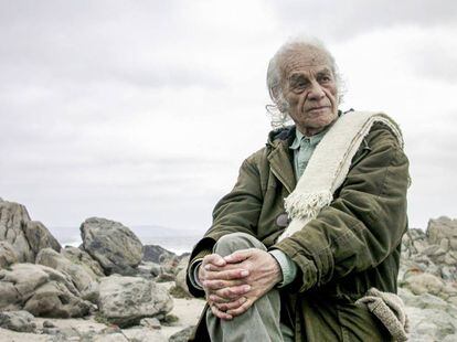 Nicanor Parra, en 2009, en Las Cruces (Chile).