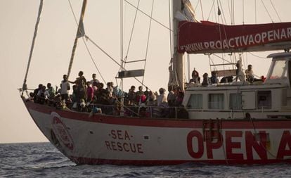 Una de las embarcaciones de la ONG Open Arms.