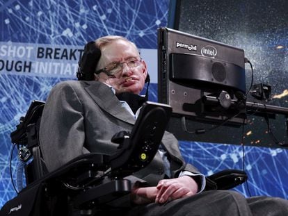 Stephen Hawking, durante un acto celebrado en Nueva York en 2016.