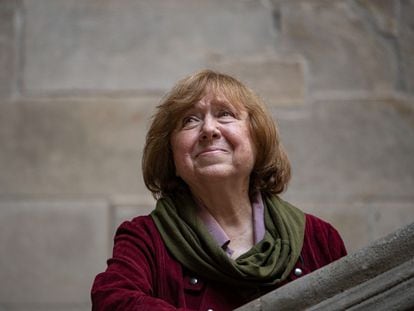 La escritora ganadora del XXXIV Premio Internacional Catalunya Svetlana Alexiévich.