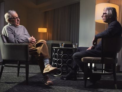 Woody Allen y David Trueba en 'Un día en Nueva York con Woody Allen'.