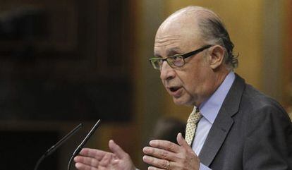 El ministro de Hacienda, Cristóbal Montoro.