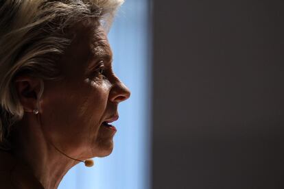 Ursula von der Leyen, este jueves en Bruselas.