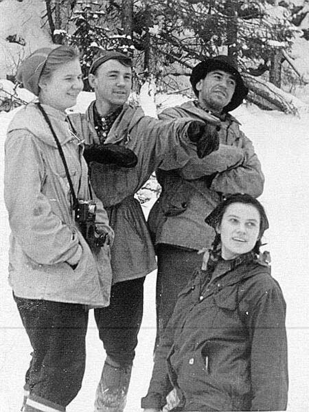 Liudmila Dubinina, Rustem Slobodin, Nikolai Thibeaux-Brignolle y Zinaída Kolmogórova.