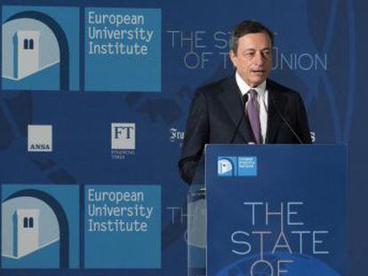 El presidente del BCE ha dado un sonoro espaldarazo a líneas propuestas por Francia y la Comisión Europea que encuentran barreras en los países del Norte