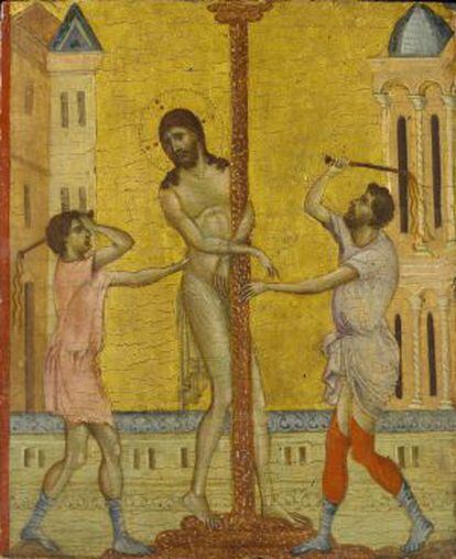 'La flagelación de Cristo', de Cimabue.