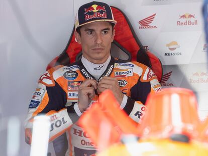 Marc Márquez, el jueves en el Moto GP de Japón.