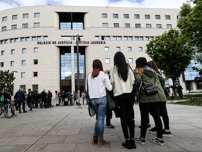 Fachada del Palacio de Justicia de Navarra, en una imagen de 2018.