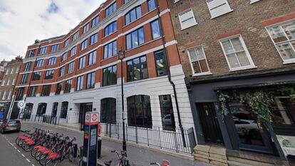 Inmueble en el 33 de Foley Street en Londres, en una imagen de Google Street View.