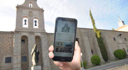 Google Lens reconoce el convento de la Encarnación, en Ávila.