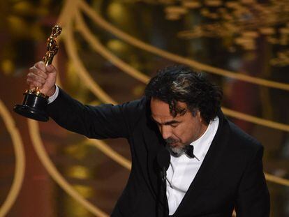 Iñárritu, amb l'Oscar al millor director per 'El renacido'.
