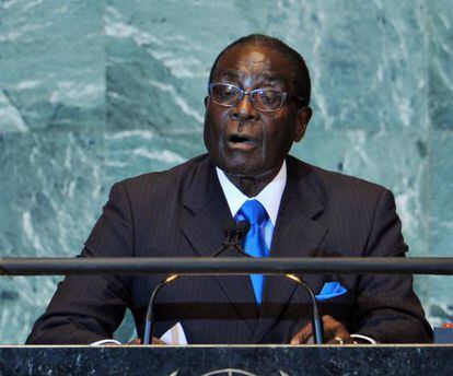 El presidente de Zimbabue, Robert Mugabe. 