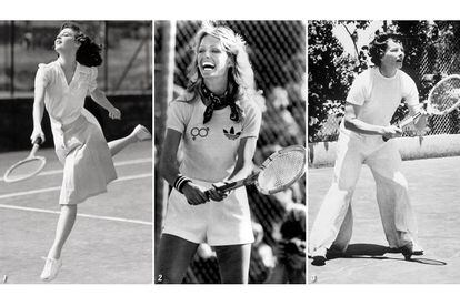 1. Ava Gardner. 2. Farrah Fawcett. 3. Katharine Hepburn.