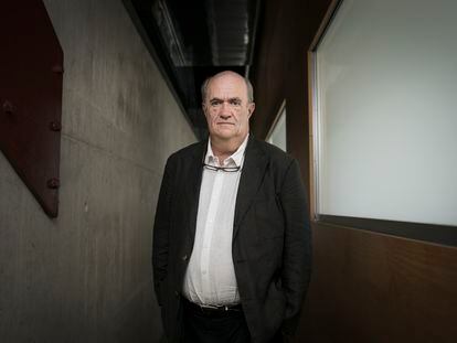 El escritor irlandés Colm Tóibín, el pasado miércoles en Barcelona.