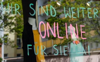 Una tienda de Berlín anuncia que sigue disponible online