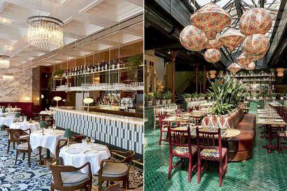 Los restaurantes son su ‘especialidad’: a la izda., Noto y a la dcha., La Gare, ambos en París.
