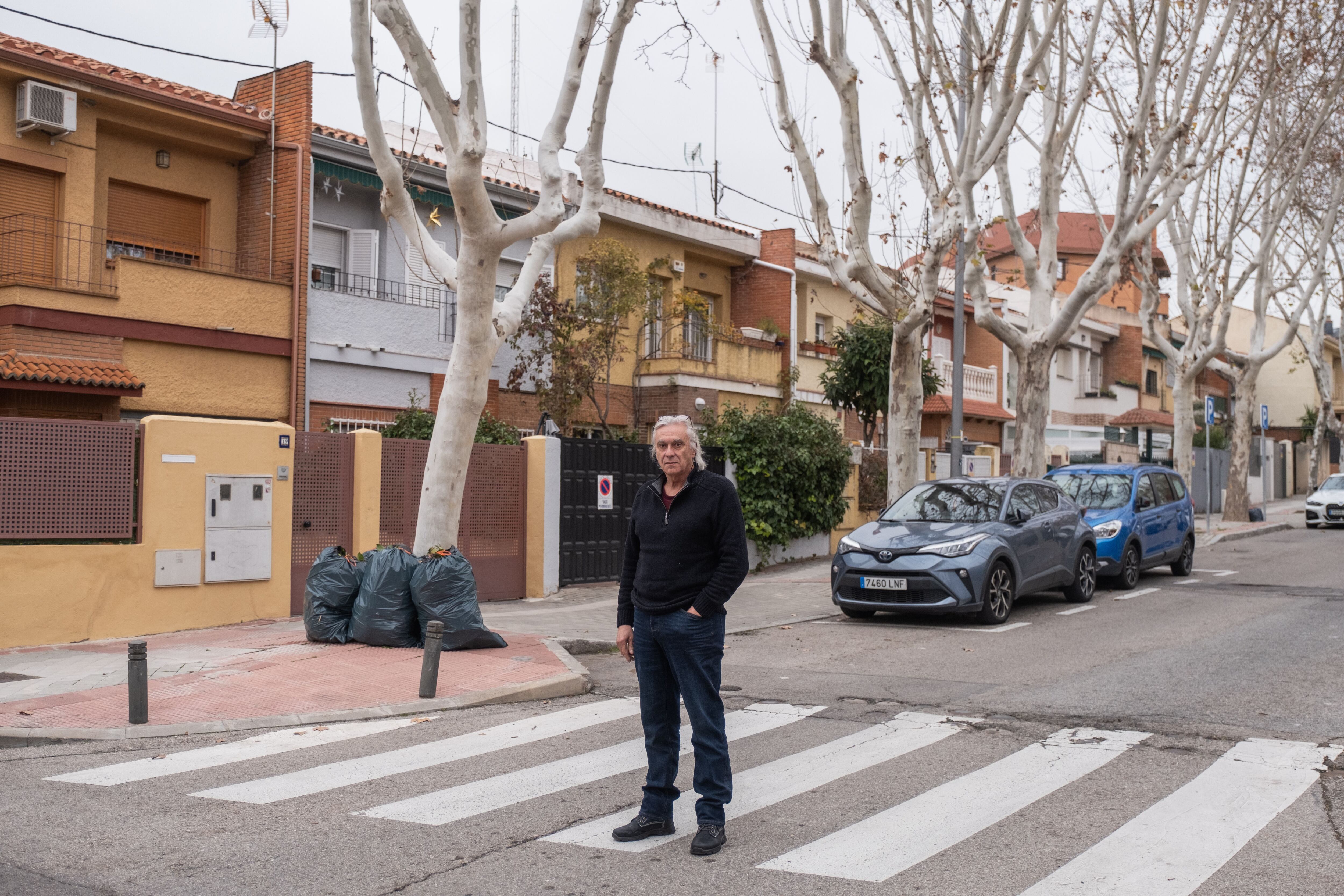 Saúl Hernández, en la colonia Santo Ángel.
