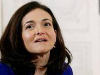 Sheryl Sandberg, jefa de operaciones saliente de Meta.