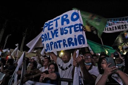 Simpatizantes de Gustavo Petro en Cúcuta.