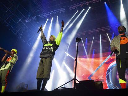 Actuación de Black Eyed Peas este miércoles en el Cruïlla.