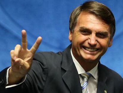 Bolsonaro, el m&aacute;s pol&eacute;mico portavoz de la homofobia en el Congreso.