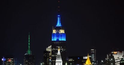 Panorámica del edificio Empire State, en Nueva York (EE UU).