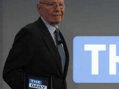 Rupert Murdoch, en la presentación de 'The Daily' en Nueva York