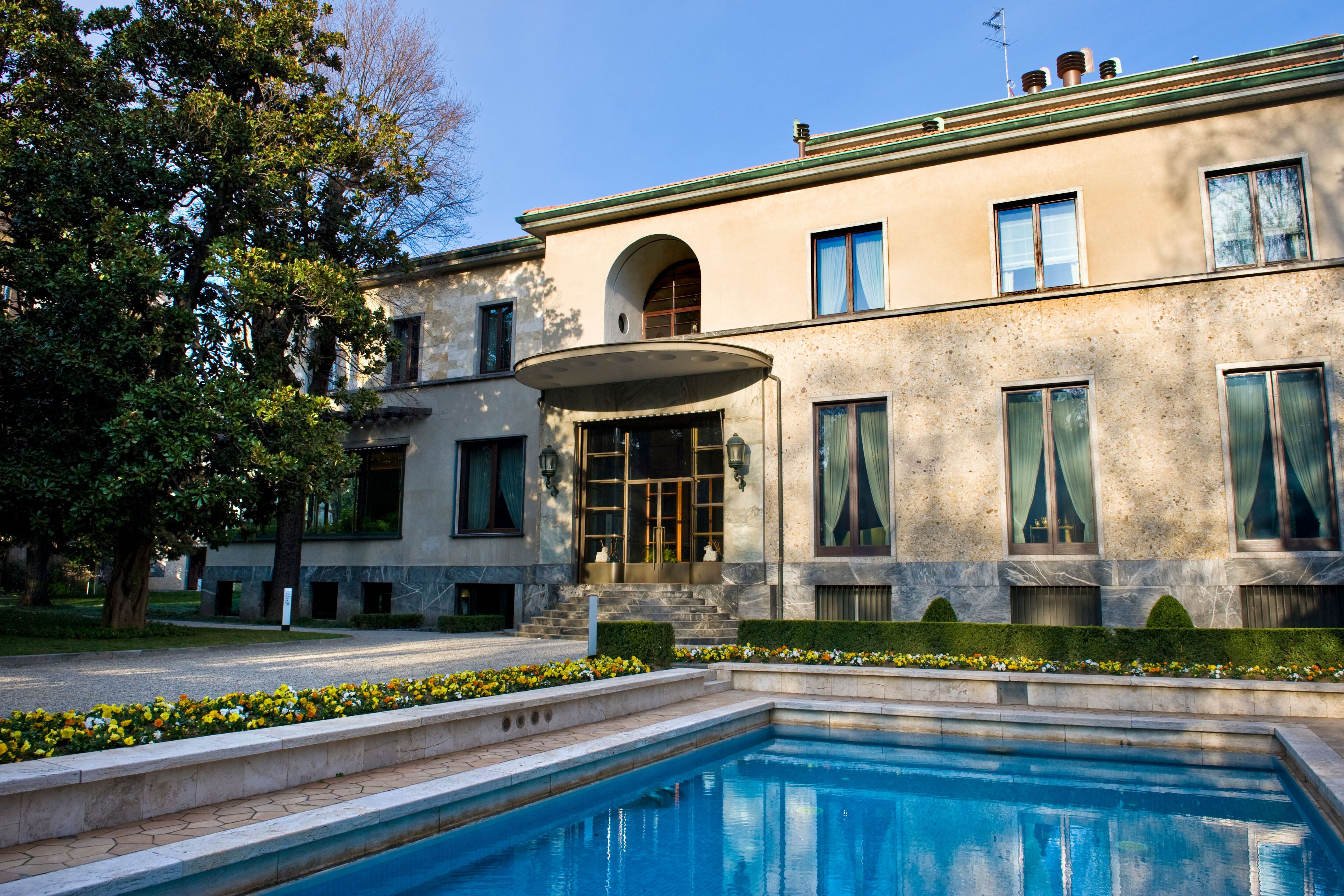 La piscina de Villa Necchi Campiglio fue la primera climatizada que se instaló en Milán.