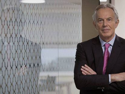 El ex primer ministro británico, Tony Blair, este lunes en Londres.