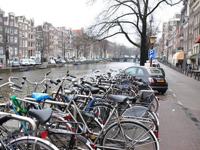 Cultura de la bicicleta en las calles de &Aacute;msterdam