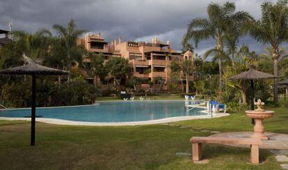 Imagen del apartamento del matrimonio González Cavero en Estepona.