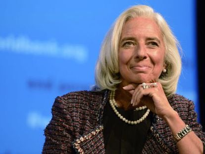 La directora gerente del FMI, Christine Lagarde 