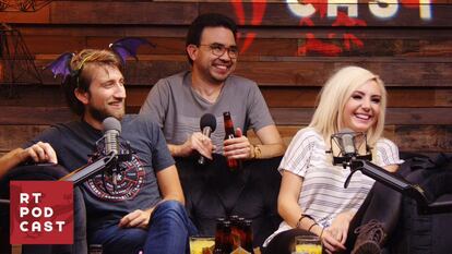 Imagen de podcast promocional