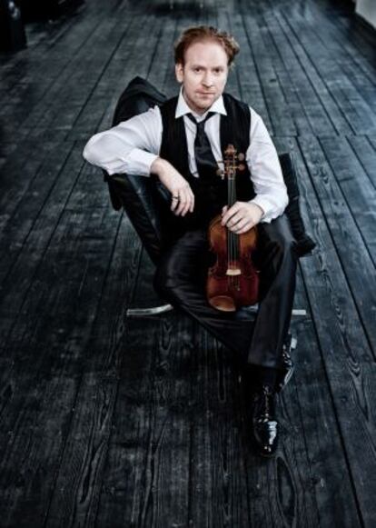 El violinista Daniel Hope actúa el martes en Madrid.