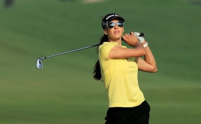 La golfista Maria Balikoeva