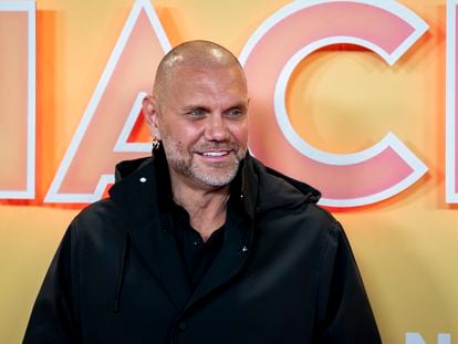 Nacho Vidal posa en el 'photocall' de la serie 'Nacho', en el cine Capitol, a 1 de marzo de 2023, en Madrid.