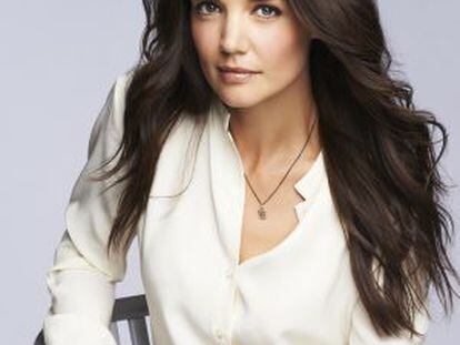 La imagen promocional de Katie Holmes para la firma de cosméticos Bobbi Brown.