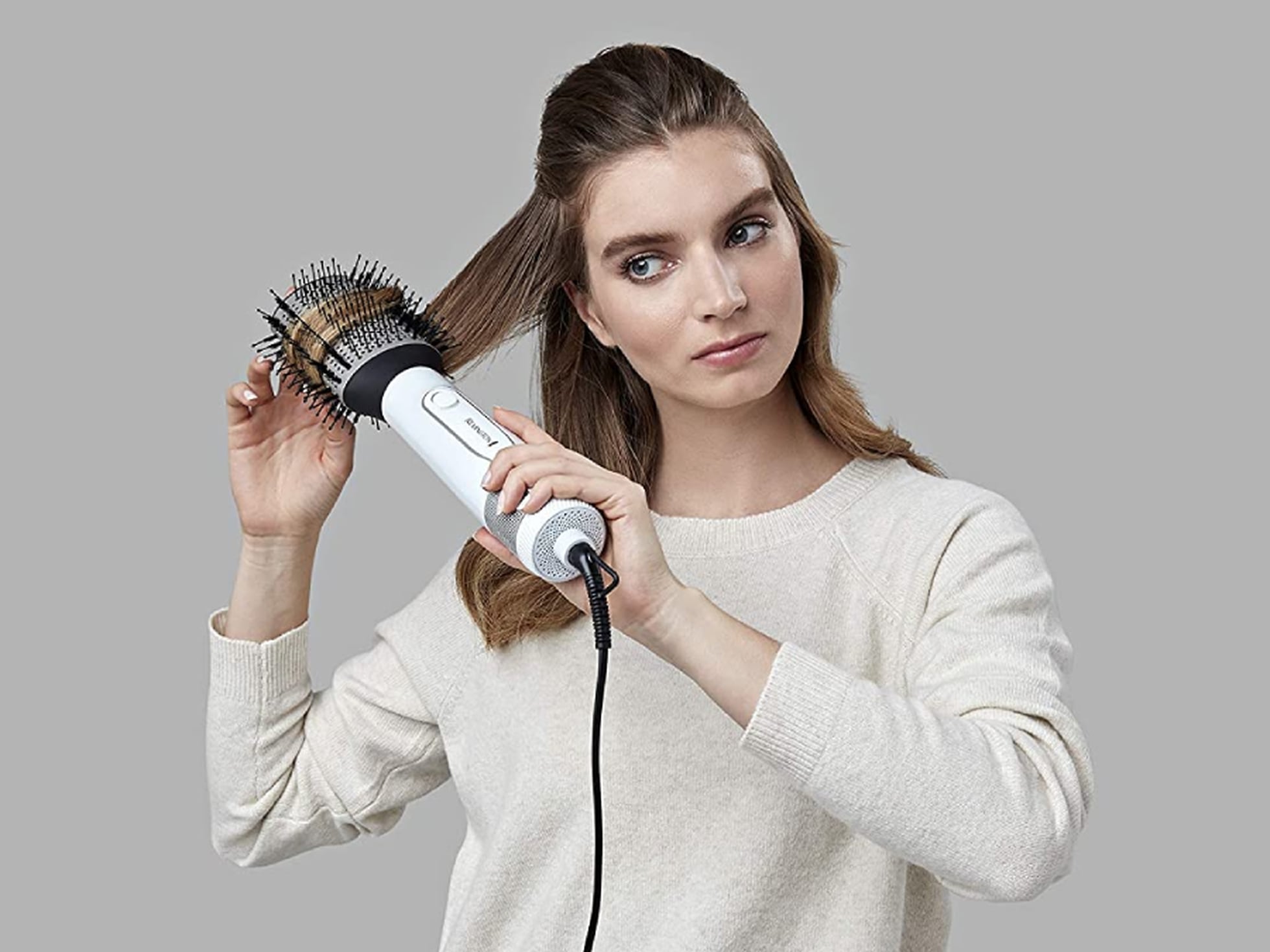 Cepillo Secador De Pelo Eléctrico Moldeador de Cabello Peine