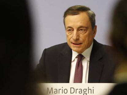 Mario Draghi, presidente del BCE. 