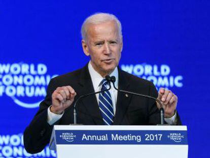 El vicepresidente de EE UU defiende en Davos la importancia de la relación transatlántica como vía para abordar los retos globales